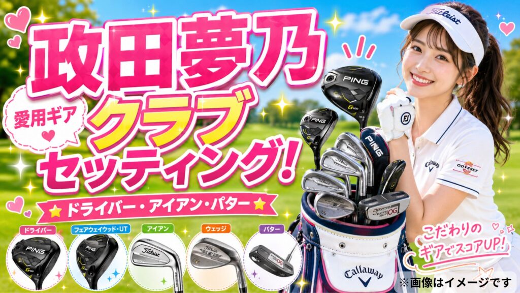 政田夢乃クラブセッティング
